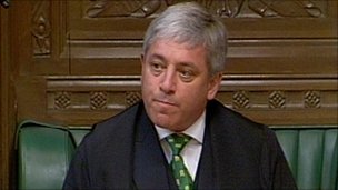 Commons Speaker John Bercow 